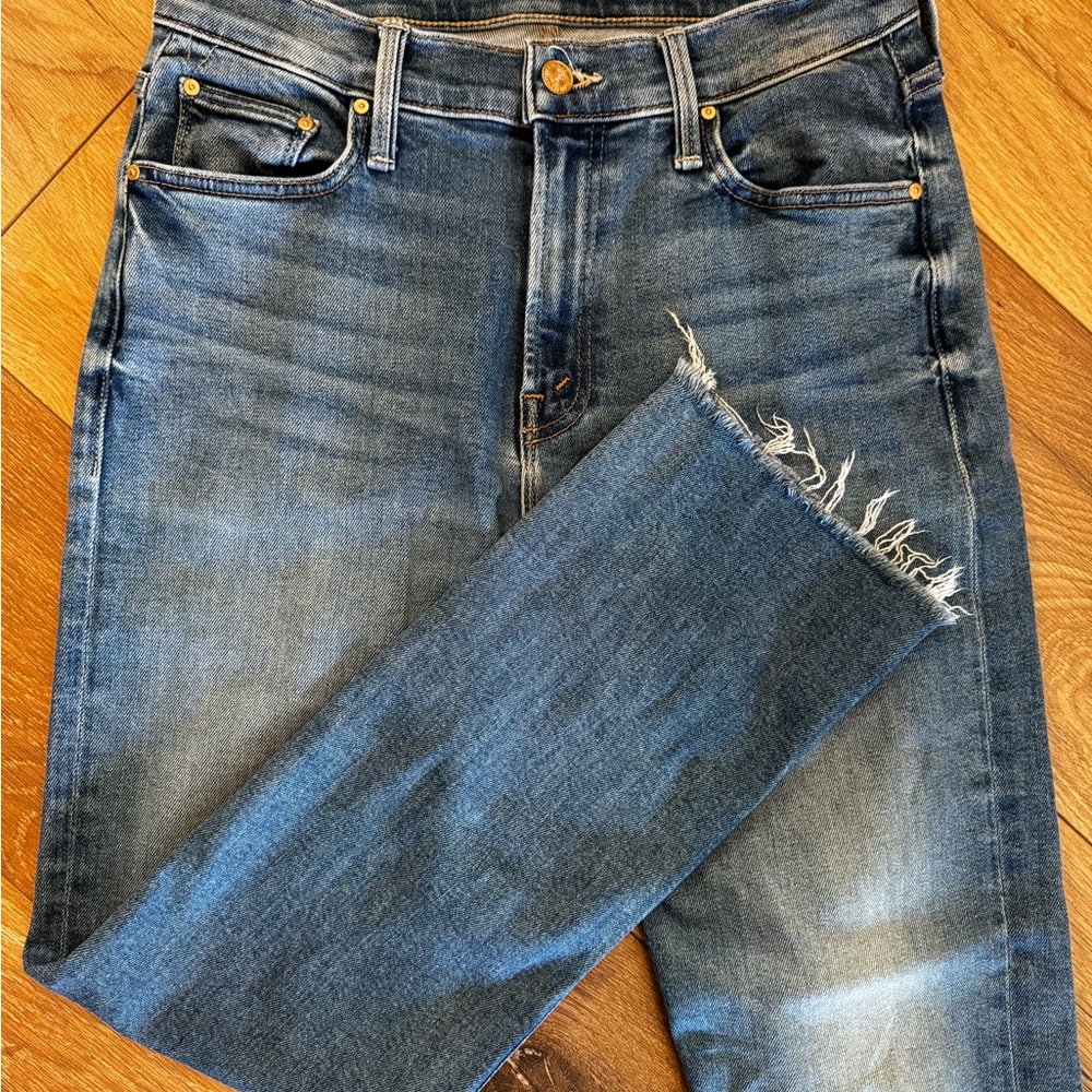 MOTHER cropped jeans